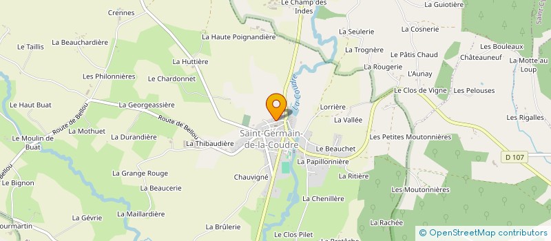 localisation de l'entreprise MONSIEUR TITOUAN SALEMBIER à SAINT-GERMAIN-DE-LA-COUDRE