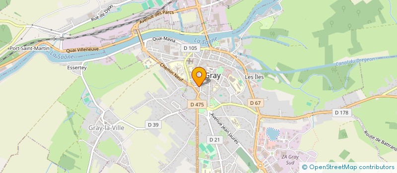 localisation de l'entreprise MONSIEUR TITOUAN STEHLY  GRAY