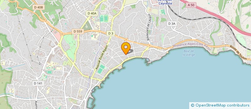 localisation de l'entreprise MONSIEUR TIWADON NETWONG à LA CIOTAT