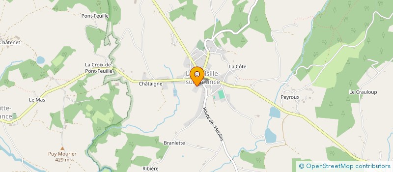 localisation de l'entreprise MONSIEUR TJALLING MENNEGA à LA CROISILLE-SUR-BRIANCE