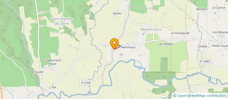 localisation de l'entreprise MONSIEUR TJEERD BLACKFORD  MESTERRIEUX