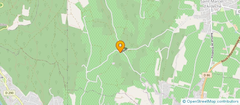 localisation de l'entreprise MONSIEUR TOADER SECHILA  SAINT MARTIN D'ARDECHE