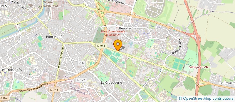 localisation de l'entreprise MONSIEUR TOARII ZAHN  POITIERS