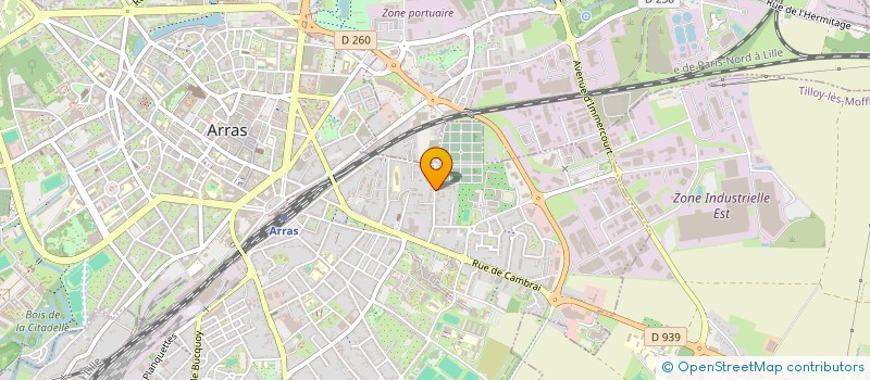 localisation de l'entreprise MONSIEUR TOAVINA RAMBELOSON à ARRAS