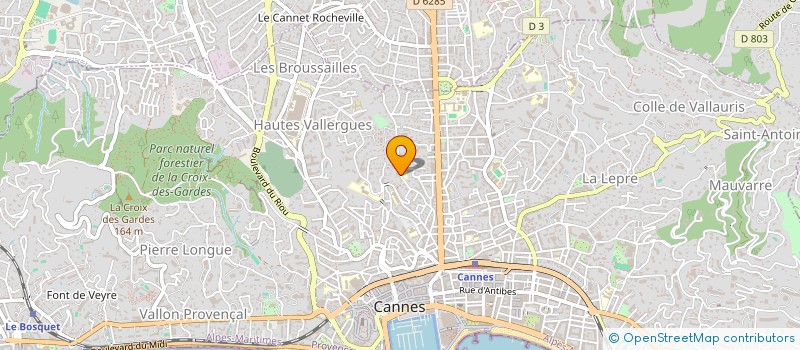 localisation de l'entreprise MONSIEUR TOBIA MEULNART à CANNES
