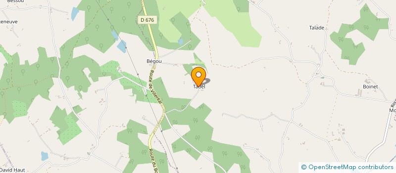 localisation de l'entreprise MONSIEUR TOBIAS JONES  LE LAUSSOU