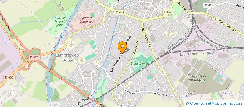 localisation de l'entreprise MONSIEUR TOBIAS JORBACK  DOUAI