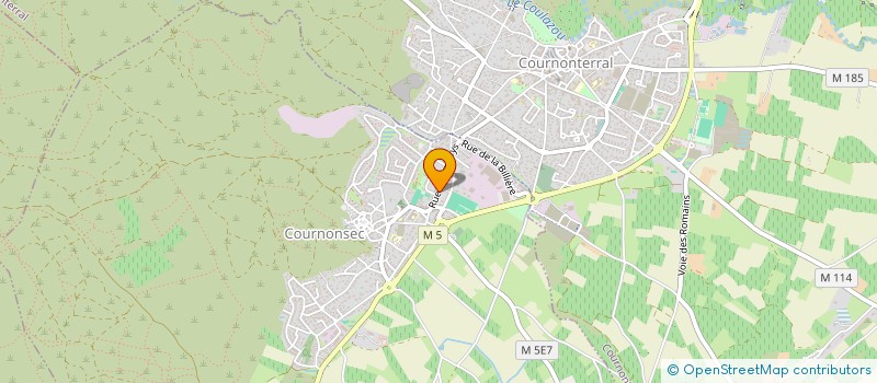 localisation de l'entreprise MONSIEUR TOBIAS ROUX  COURNONSEC