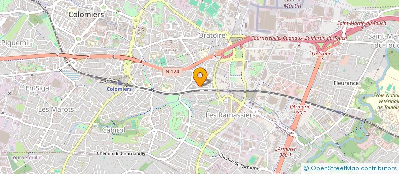 localisation de l'entreprise MONSIEUR TOBY WILLIAMS à COLOMIERS