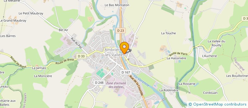 localisation de l'entreprise MONSIEUR TODD DUFOUR  AMBRIERES-LES-VALLEES
