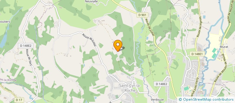 localisation de l'entreprise MONSIEUR TODEDZE GAKLI GAKA  SAINT-CYR-LA-ROCHE