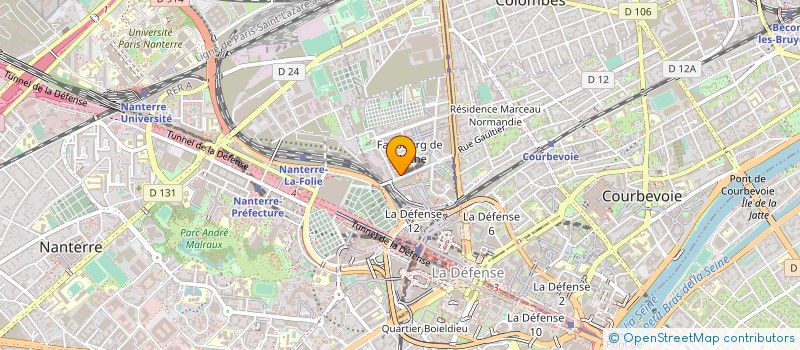 localisation de l'entreprise MONSIEUR TODISOA RABEMANANTSOA à COURBEVOIE