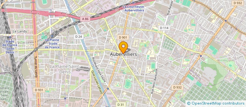 localisation de l'entreprise MONSIEUR TODOR TODOROV à AUBERVILLIERS