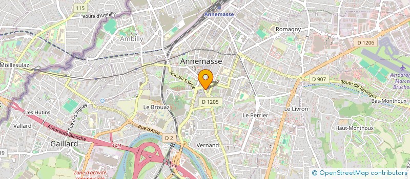 localisation de l'entreprise MONSIEUR TOFIC SAADAOUI à ANNEMASSE
