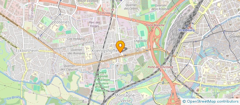 localisation de l'entreprise MONSIEUR TOFIK CHAKOR à STRASBOURG