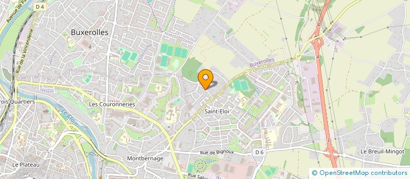 localisation de l'entreprise MONSIEUR TOGBE ADJE TETE ACCOH  BUXEROLLES