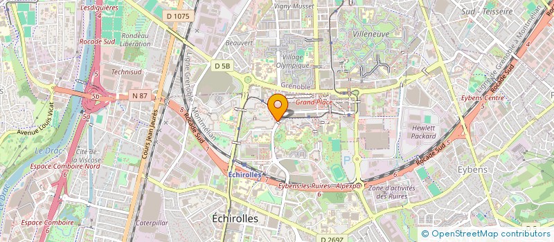 localisation de l'entreprise MONSIEUR TOHOURI ABYA  ECHIROLLES