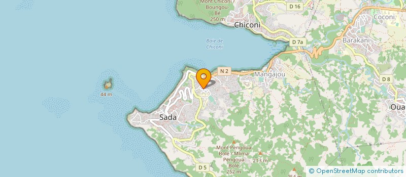 localisation de l'entreprise MONSIEUR TOIHIR ABDOU à SADA