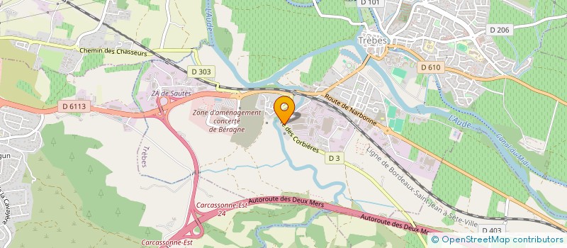 localisation de l'entreprise MONSIEUR TOIHIR AHMED  TREBES