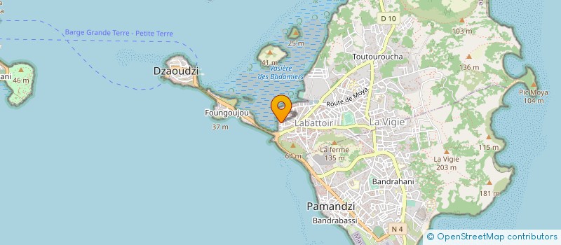localisation de l'entreprise MONSIEUR TOIHIROU SANDI  PAMANDZI