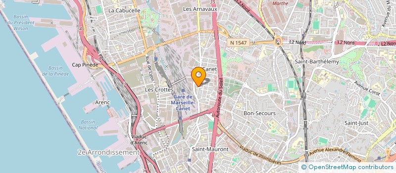 localisation de l'entreprise MONSIEUR TOILIBOU BEN MZE MADI  MARSEILLE