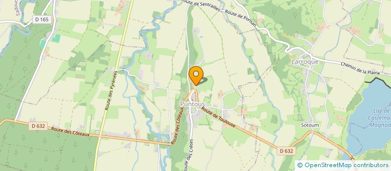 localisation de l'entreprise MONSIEUR TOINE BOLLEGUE  PUNTOUS