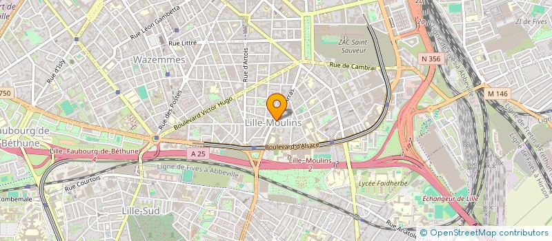 localisation de l'entreprise MONSIEUR TOINE SUZZARINI à LILLE