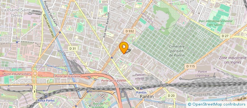 localisation de l'entreprise MONSIEUR TOKIR SHAIKH  PANTIN