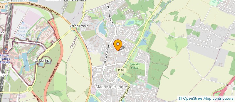 localisation de l'entreprise MONSIEUR TOKY RAMANANTSOA  MAGNY-LE-HONGRE