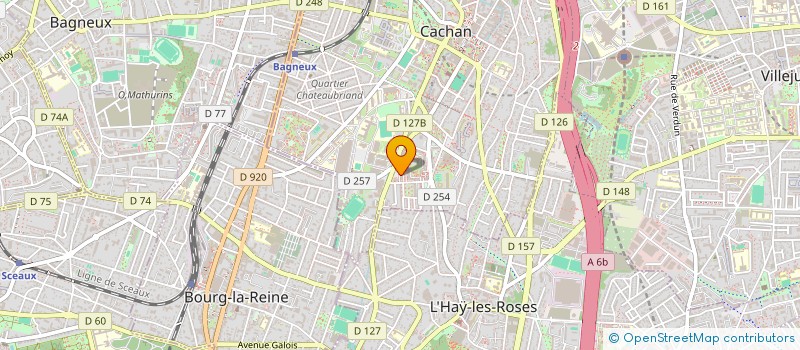 localisation de l'entreprise MONSIEUR TOKY RAZAKAMAHEFA à CACHAN