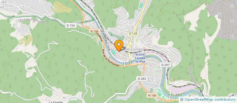 localisation de l'entreprise MONSIEUR TOLGA ALKAN  LA GRAND-COMBE