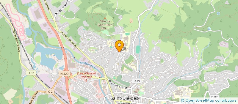localisation de l'entreprise MONSIEUR TOLGA CETIN à SAINT-DIE-DES-VOSGES