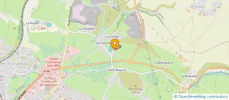 localisation de l'entreprise MONSIEUR TOLGA KIRTAS  ONET-LE-CHATEAU