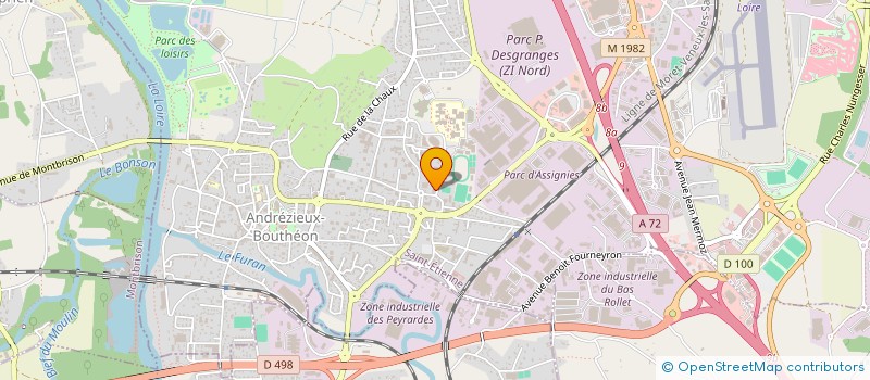 localisation de l'entreprise MONSIEUR TOLGAHAN YABANCI  ANDREZIEUX-BOUTHEON