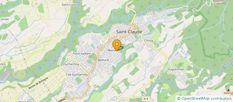 localisation de l'entreprise MONSIEUR TOLGAPPIAN MOGANE à SAINT-CLAUDE