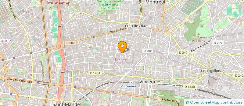 localisation de l'entreprise MONSIEUR TOLGAY OZTURK à MONTREUIL