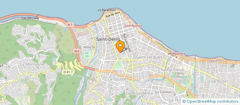 localisation de l'entreprise MONSIEUR TOLOJANAHARY RAKOTONARIVO à SAINT-DENIS
