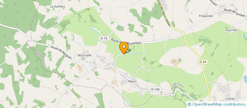 localisation de l'entreprise MONSIEUR TOM AMANS  SAINTE-CROIX