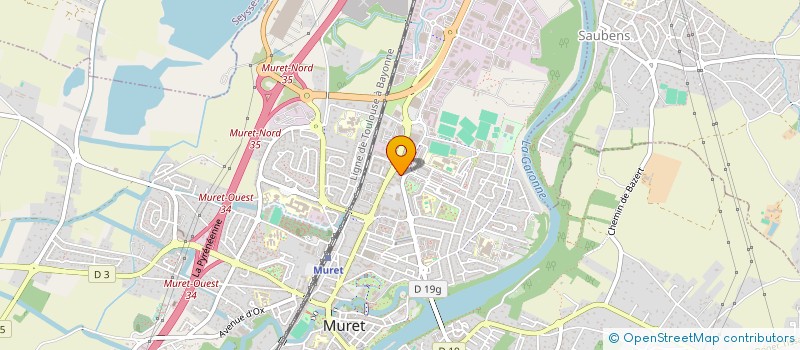 localisation de l'entreprise MONSIEUR TOM AMSELLEM  MURET