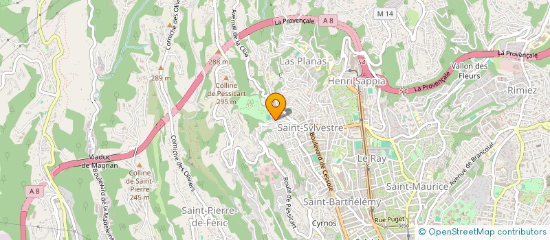 localisation de l'entreprise MONSIEUR TOM ANDRIVET  NICE