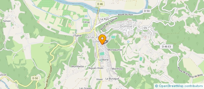 localisation de l'entreprise MONSIEUR TOM ARMAGNAC  SAINT-CYBRANET