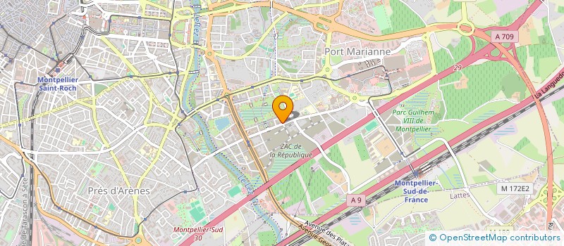 localisation de l'entreprise MONSIEUR TOM ARNAL  MONTPELLIER