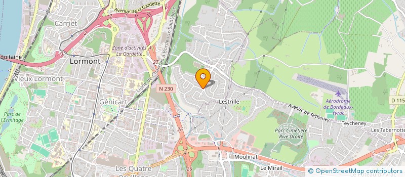 localisation de l'entreprise MONSIEUR TOM AUDELON  LORMONT