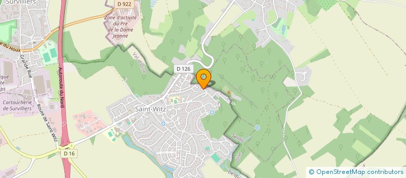 localisation de l'entreprise MONSIEUR TOM BACCHINI  SAINT-WITZ