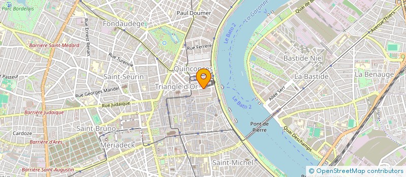 localisation de l'entreprise MONSIEUR TOM BACHELOT  BORDEAUX