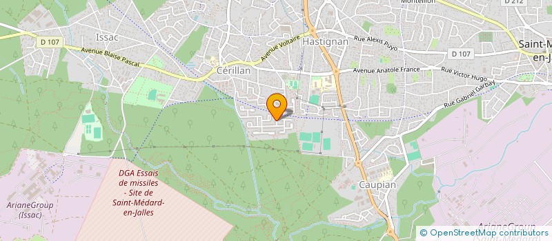 localisation de l'entreprise MONSIEUR TOM BADJI  SAINT-MEDARD-EN-JALLES