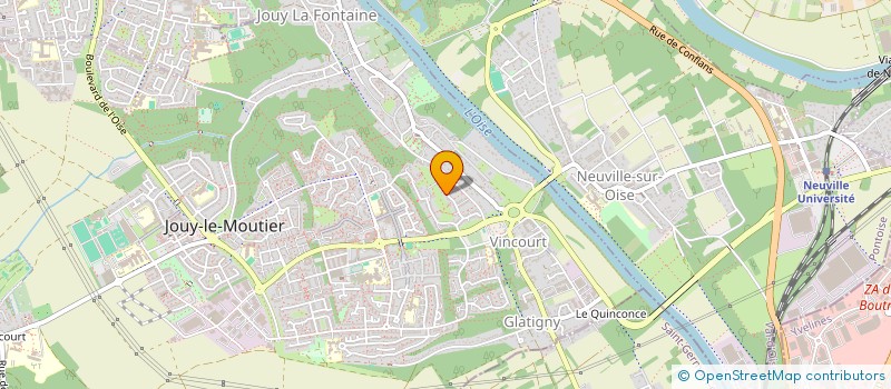 localisation de l'entreprise MONSIEUR TOM BASSOULET  JOUY-LE-MOUTIER