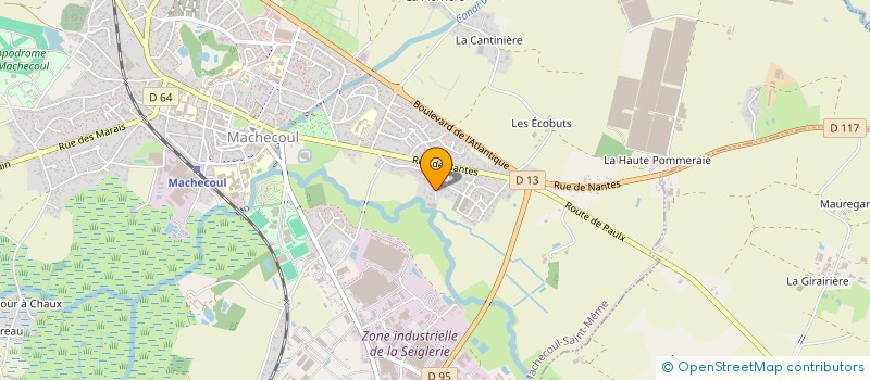 localisation de l'entreprise MONSIEUR TOM BATARD  MACHECOUL-SAINT-MEME