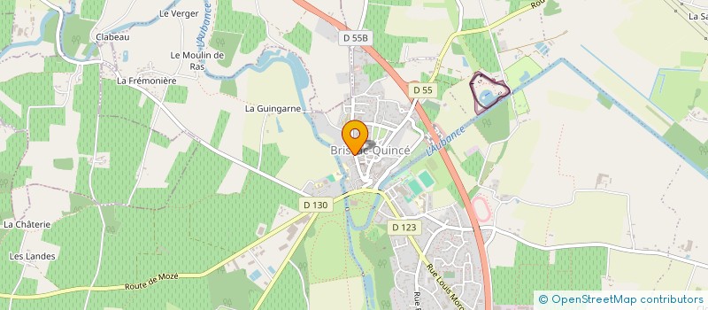 localisation de l'entreprise MONSIEUR TOM BAUDET  BRISSAC LOIRE AUBANCE