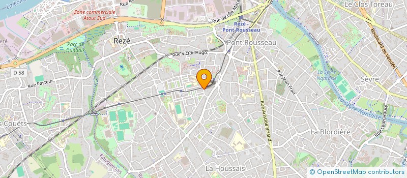 localisation de l'entreprise MONSIEUR TOM BEAUDOUIN à REZE